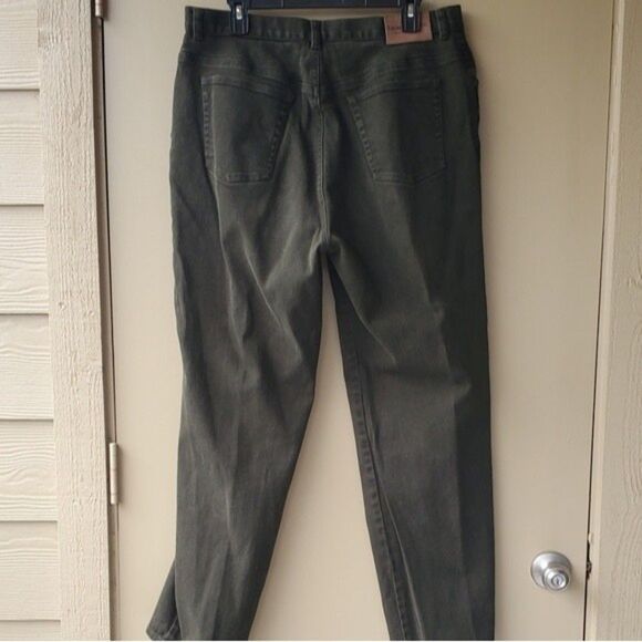 Vintage 1990s Womens Lauren Ralph Lauren Green High waisted high rise Je… - Picture 5 of 14